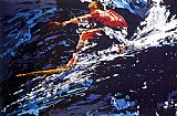 Leroy Neiman Surfer painting